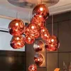 Nordic LED Lava Pendentif Lumières Lampe Moderne PVC Éclairage Salon Maison Luminaires Loft Cuisine