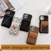 Top Designer luxury leather cell Phone Cases For samsung s23ultra s23 s22plus s22ultra s22 s21 note 20ultra card holder bag with lanyard women men gift 65642