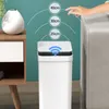 12L Smart Sensor Trash Can Home Intelligent Waste Bin Rubbish Dustbin Kitchen USB Charging Touch Garbage Bucket 220813