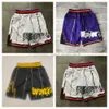 Basket shorts Siakam Vanvleet Team med 4 ficklakare Sweatpants Mesh sydd retro korta sportbyxor S-2XL