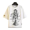 Men's T-Shirts Anime Touhou Project Short-sleeved T-shirt Mens & Womens Design T Shirt Milk Wire Fabric