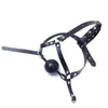 NXY SM Bondage 48mm Big Ball Gag Faux Leather Head Harness Mask geopend mond volwassen seksspeeltjes 06109377723