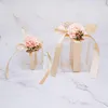 Gift Wrap 10pcs Transparent PVC Box Creative Candy Chocolate With Flower Ribbon Handmade Diy Birthday Party Wedding FavorsGift