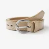 Ceintures Mode Dames Casual Simple Ceinture Rivet Incrusté Solide Couleur Enfants Jeans Ceinture Décorative WomenBelts Fred22