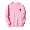 Männer Hip Hop Casual Kurze Sweatshirts Mode Mann Streetwear Harajuku Herbst Winter Lustige Rose Print Hoodie Kleidung 220813