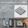 Охлаждения вентиляторов 40 Вт/M.K Graphite Thermal Pad для 3090/3080 Смазка памяти интегрированная схема GDDR 6X VRAM Graphene Coolingfans Fansfans