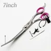 7 Inch Pet Scissors Professional Salon Barber Hairdressing Hair Cutting dog grooming Shears 220317