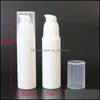 Bottha Bottles Office School Business Industrial 15ml 30ml 50ml Pl￡stico White Cosm￩tico Bomba sem ar para a m￣o Creme para os olhos do corpo da face L l