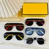 Brand Sunglasses for Women Frameless One Piece Lens Craft F514 Sunglasses Designer Men With chain Original Box