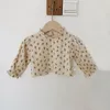 Vêtements floraux pour bébés filles, chemisiers à manches longues, salopette, tenue à la mode printemps-été, 220509