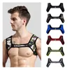 Bras Sets Jockmail Adults Erotic Lingerie Leather Sex Underwear Elastic Suit Sissy Bra Bondage Harness Tank Top Men For Sexy Gay B2072