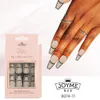 Faux ongles à pression, nouveau, mi-long, ballet, trapèze, patch d'amélioration fini, style français, Kit assorti de 30 pièces