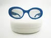 Designer Brand Retro Solglasögon Män kvinnor Oval Big Frame Casual Fashion Style UV Protection Glasses Lämpliga för resor, körning, strand. Med låda.