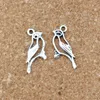 Hollow Bird Charms Pendants 100st/Lot 11x26.5mm Antique Silver Fashion Jewelry Diy Fit Armband Halsbandörhängen A-245