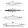 Rostfritt stål rullande stift konditori deg mjöl rullen non stick kök bakmatlagningsverktyg
