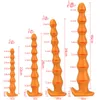 Super long Anal Beads Big Butt Plug 7 Balls Anus Expansion Stimulator Prostate Massage Adult Anal Sex Toys For Woman Men Gay 220412