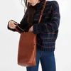 American Folding Bag New Tote Bag Women Cowhide Personality Handbag Diagonal Shoulder Bag 220610