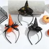 ヘアフープハロウィーンフェスティバルパーティースカルヘッドバンドスパイダーウェブウィッチハットゴースト雰囲気のパフォーマンスプロップヘアアクセサリーGC1515