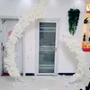 ロマンチックな結婚式の背景の装飾チェリーブロッサムアーチドアロード鉛ムーン型アーチウェイ棚と人工花セット
