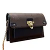 Vavin zinciri cüzdan tasarımcı crossbody çanta flip el çantası vavin bb çanta pm cüzdan büyük fermuarlı jeton cebi kapanma altın rengindeki kilidi klasik kabartmalı baskı pocke içinde