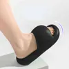 Bread Slippers Small Blue Outdoor Home Slippers Women Trend Wear Shopping Sandals J220716