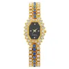 Montres de luxe glacées Montres pour femmes Montres-bracelets de mode pour femmes Grils M1165