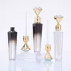 Diamant diy lip glanzend buizen flessen duidelijke lege lip glazuur buis lippen glosses reizen fles verpakking containers navulbare 3ml