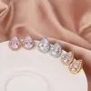 Stud Bettyue Whole Pear Shape Cubic Cyrricon For Woman Bridal Wedding Party Prezentsstudstud9207970