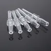 In Stock Quartz Tip Quartz Nail Smoking Accessories 10mm 14mm 18mm Joint Male for Mini Nectar Collector Kits Straw Tube Tips