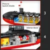 GULO militaire jouet briques navire armée nucléaire sous-marin blocs ensemble de construction navire de guerre arme soldats cadeau pour garçon enfant 865 pièces 220715