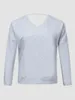 Women's Plus Size T-Shirt Finjani Solid Drop Shoulder Halter Neck Tee V Criss Cross Back Backless Long Sleeve Women's Sweatshirt 4XLWome