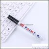 Waterproof Marker Pen Tyre Tire Tread Rubber Permanent Non Fading Pen Paint White Color can Marks on Most Surfaces