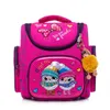 3D -ortopedisk skolväska ryggsäckar Satchel Girls Cartoon Owls Kids Satchel Children School Bags Knapsack Mochila Escolar LJ201225