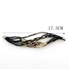 Bracelets de charme 2022 Cuir multicouche pour femme Vintage Noir Pulseira Feminina Mujer Bracelet Cadeaux