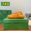 Moda Ripple Tech Knit Sneaker Buty Dasual Designer Buty Bottegas Lace-Up Orange Khaki poślizg na czarnych optycznych białych mężczyzn Treakers