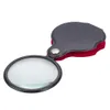 Mini Magnifier 8x Foldble Pocket förstoringsglasögon Bärbara 50mm smycken Läsning Magnifier Loupe XDJ228