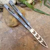 TheOne Butterfly Trainer Knife Archon D2 Blade Channel Titanium Handle Bushing System Jilt Swinging Free Tool Fels 19153