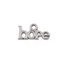 " Hope " Charm Pendants 300Pcs/lot Hot sell Antique Silver Jewelry DIY 15 x 8 mm A-102