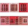 Lip Gloss 4x Velvet Matte Women Lightweight Long Lasting Moisturizing Waterproof Cosmetic Glaze Gifts Makeup Kits Not FadeLip