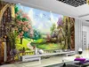 3D壁紙テレビ背景動物の風景壁画リビングルームベッドルームホームウォールステッカーキッチン装飾2022壁画