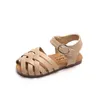 Mädchen Gladiator Sandalen Kinder Schuhe 2021 Sommer Strand Schuhe Helle Weben Prinzessin Weiche Casual Schuh Kinder Römischen Sandalen Fuß G220418