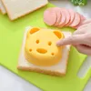 Bear Sandwich Mold Toast Bread Making Cutter Mögel Söt bakbakningsverktyg Barn Intressanta matkök Tillbehör