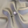 Pearl stones Ring Non-Fading Niche Design Micro-Inlaid Diamond Ins Open Ring Simple Advanced Wholesale for Women