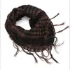 Arafat Arab Scarves 스포츠 야외 아랍 목 전술 랩 Keffiyeh Lightweight Military Shemagh Palestine Unisex Tassels 소프트 스트라이프 스카프 스퀘어 95cm B49