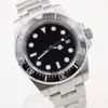 R Series 44MM Automatic Date Mens Watches men luxury brand Deep Black Dial Ceramic Bezel Luminous Hands Stainless Steel Bracklet Wristwatches
