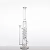 Limited edition high quality Porous Thickened Backflow hookah Drilling Rig Double Bubbler Hookah Full height 19.6 inches Factory direct sale