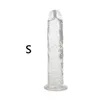 Nxy Dildos Dongs Adult Crystal Imitation Penis Transparent Jelly Egg Free Small and Medium sized Female Masturbation Sex Toy 220518