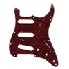 3PCS/Pack Tortoise Shell SSS Guitar Pickguard 11 Holes Scratch Plate