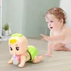Mini Baby Crawn Toys Cute Toddle Puzzle Electric Music Girls Boys Gids Learn Early Education 0 12 Months 220715