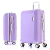 Valigie ABS + PC Set di bagagli Set da viaggio Valigia su ruote Carrello Carry Cabin Donne Borsa Ruota rotante rotolante